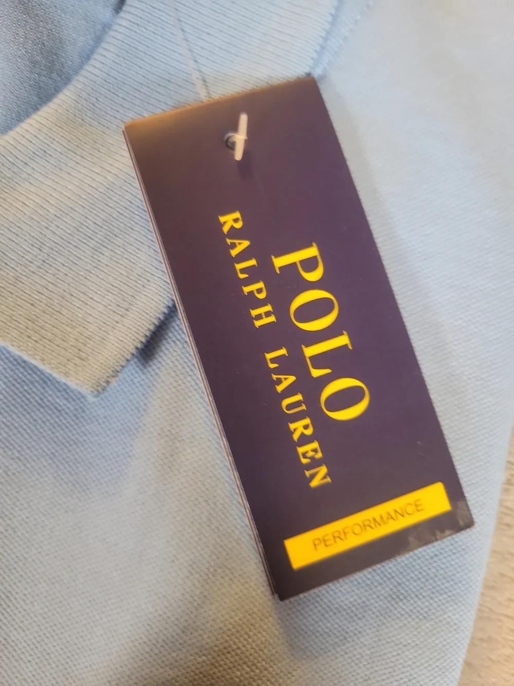 Brand New With Tags Polo Ralph Lauren Classic Fit Sky Blue Polo Shirt Size Large